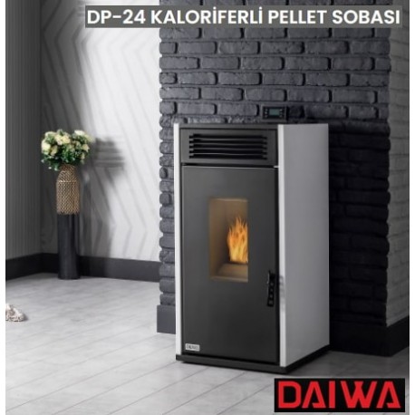DAİWA DP-24 PELET SOBASI KALORİFERLİ (Kargo Bedava)